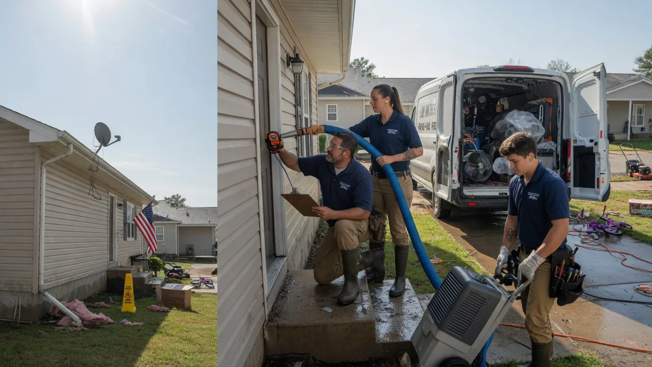 Ceiling Water Damage Restoration in Leesville, LA near me